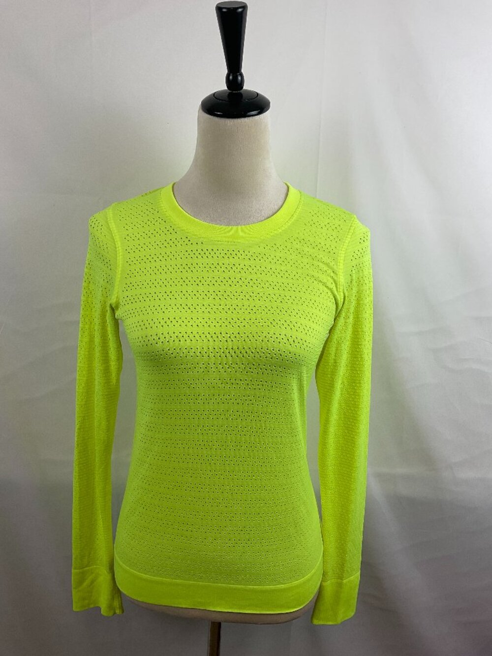 Lululemon Breeze By Long Sleeve Top Bright Neon Yellow